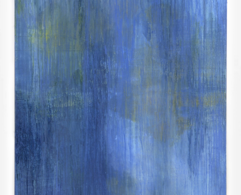 fließen I, Öl, Acryl auf Leinen, 160 x 120 cm, 2003