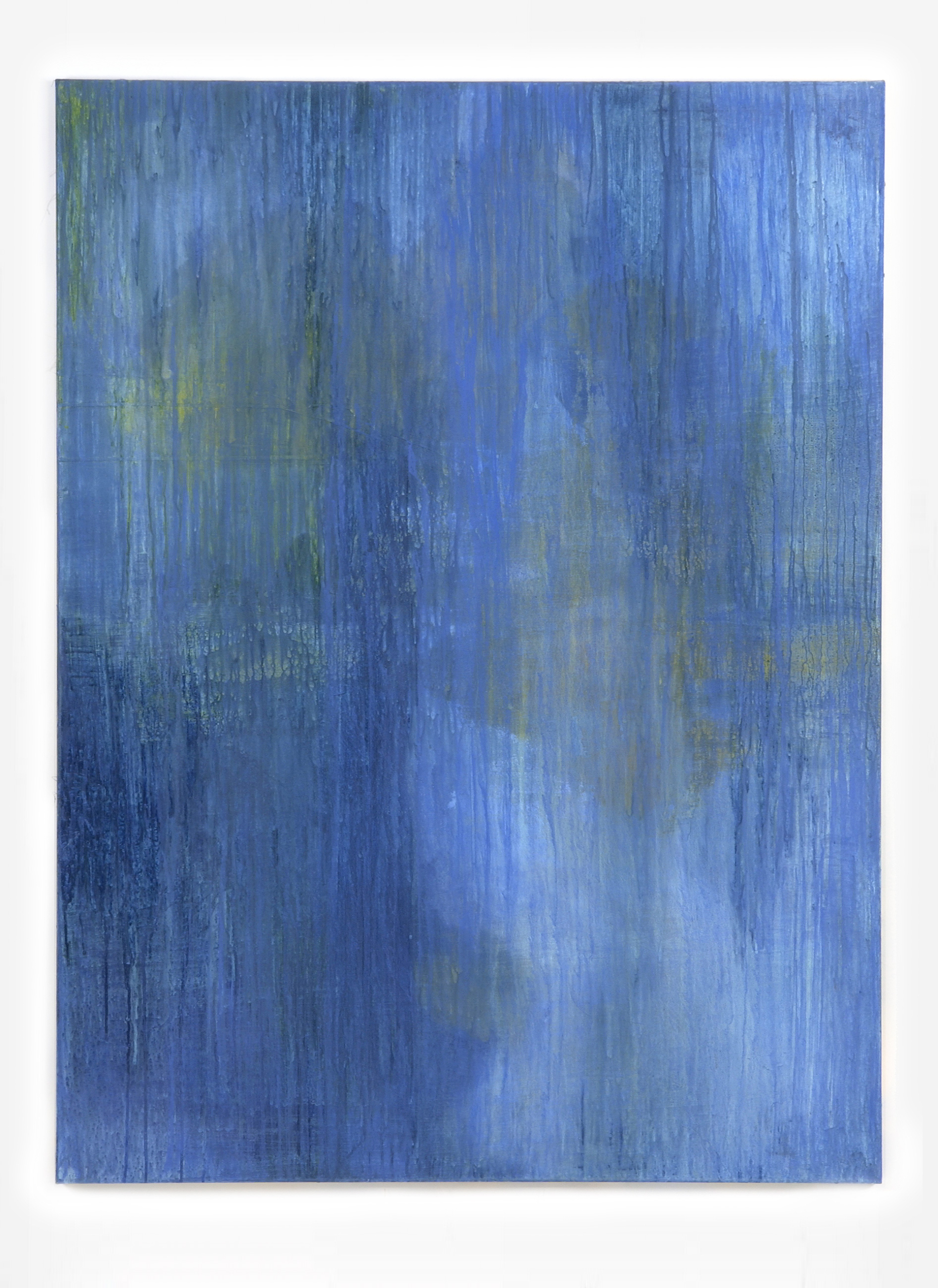 fließen I, Öl, Acryl auf Leinen, 160 x 120 cm, 2003